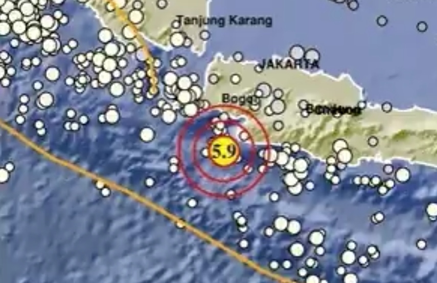Bayah Diguncang Gempa Bumi M5,9, Ditandai dengan Suara Gemuruh