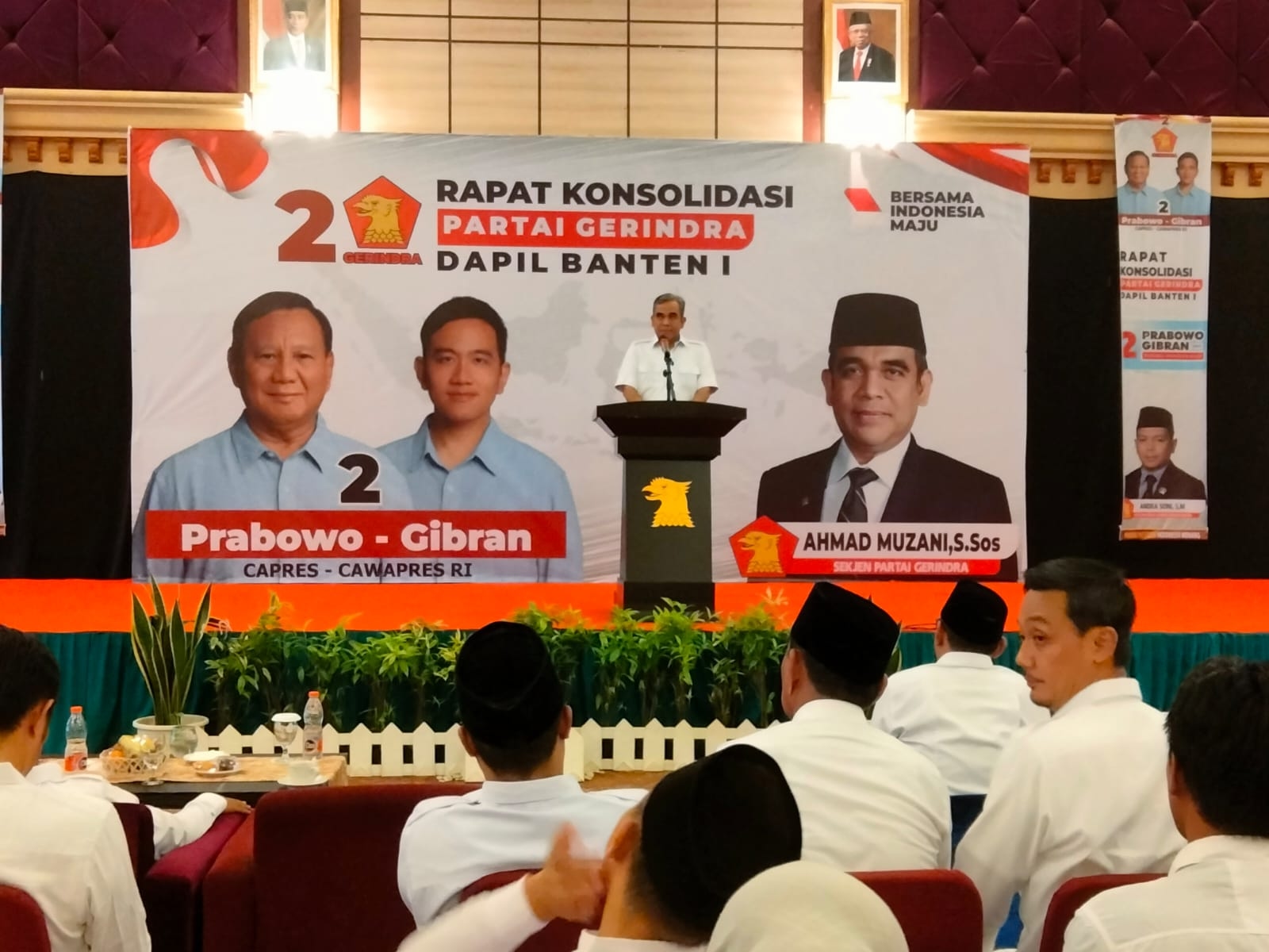 Perkuat Kemenangan Prabowo-Gibran, DPC Partai Gerindra Pandeglang Gelar Rapat Konsolidasi