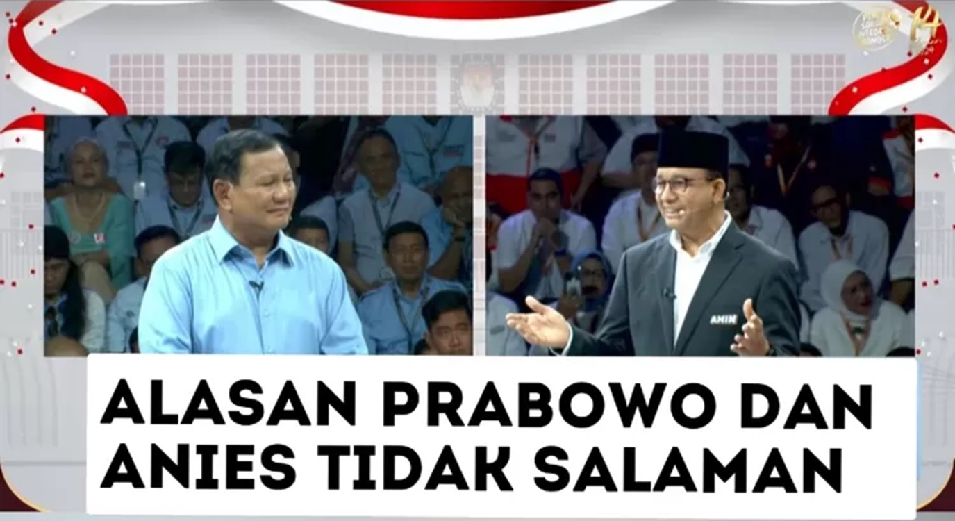 Usai Debat, Anies Dan Prabowo Tidak Bersalaman, Kenapa? Ini Jawabannya!