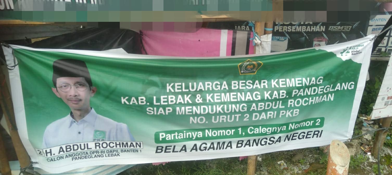 Caleg PKB Catut Nama Kemenag Viral di Kabupaten Lebak