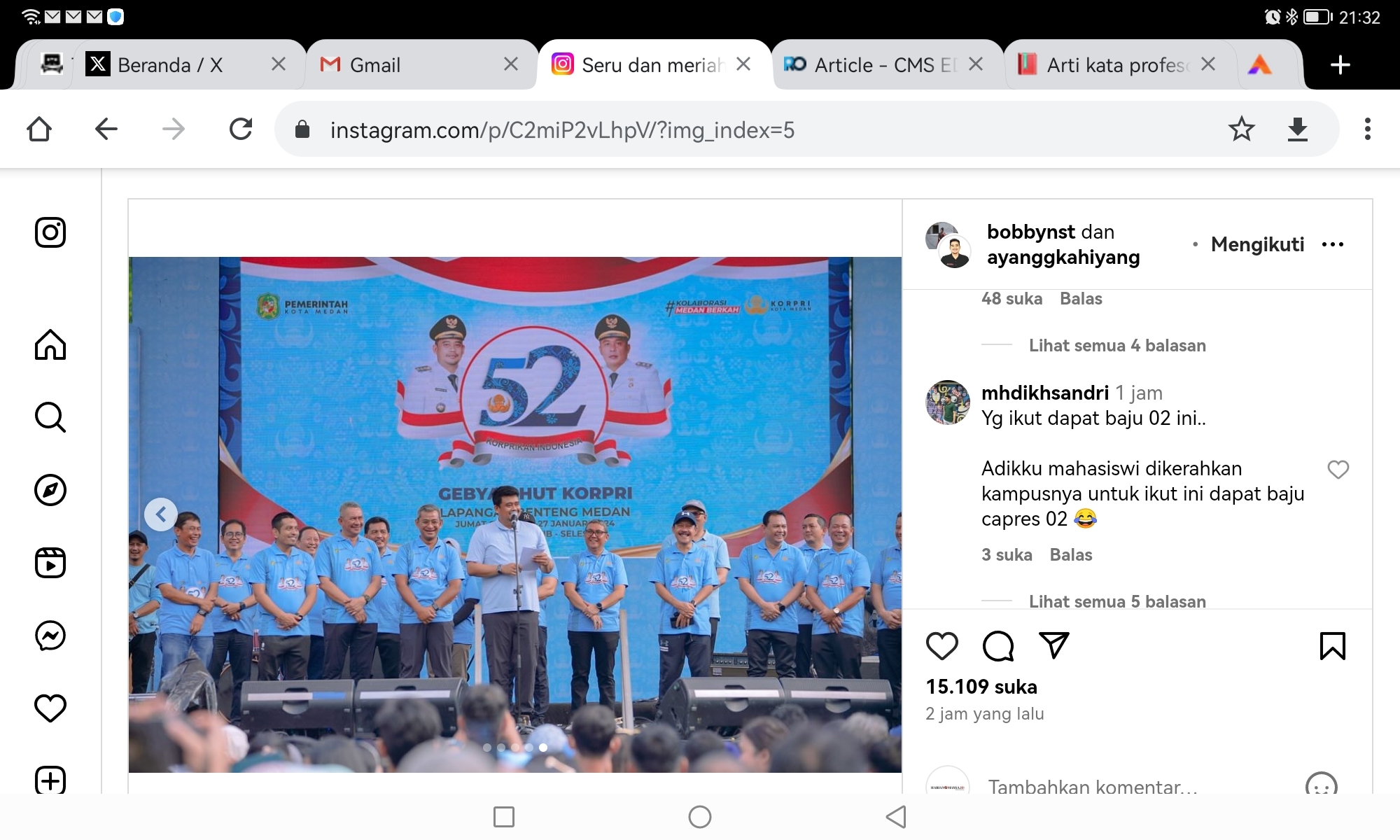 Unggahan Bobby Nasution Tuai Kritik Netizen, Dianggap Kampanye Terselubung Capres No 2