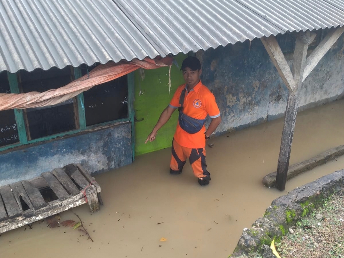 Ratusan Rumah Terendam Banjir di Kecamatan Anyer, Kabupaten Serang