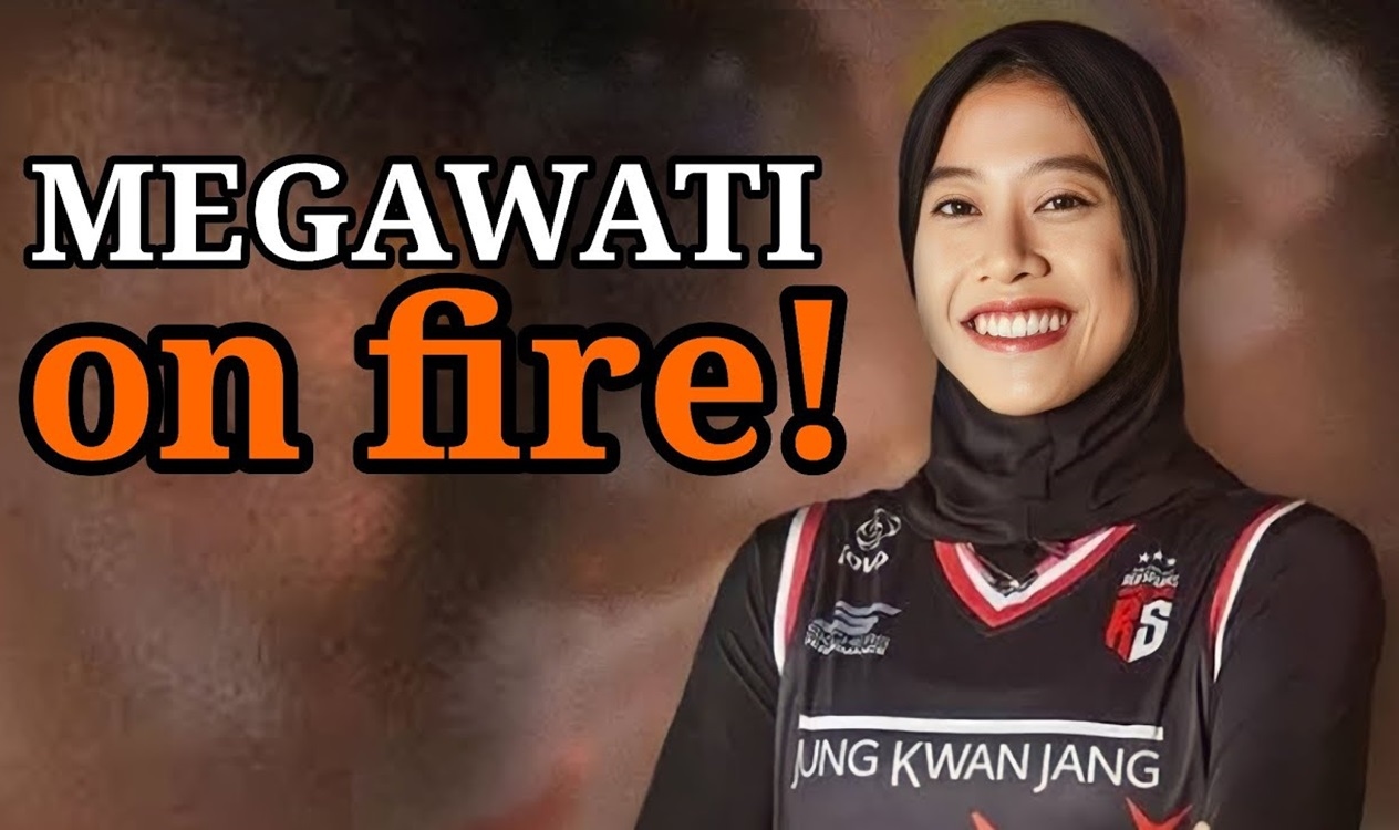 Megawati Hangestri Cetak Poin Terbanyak Untuk Klub Red Sparks Dan masuk 10 Besar Top Skor Liga Voli Korea