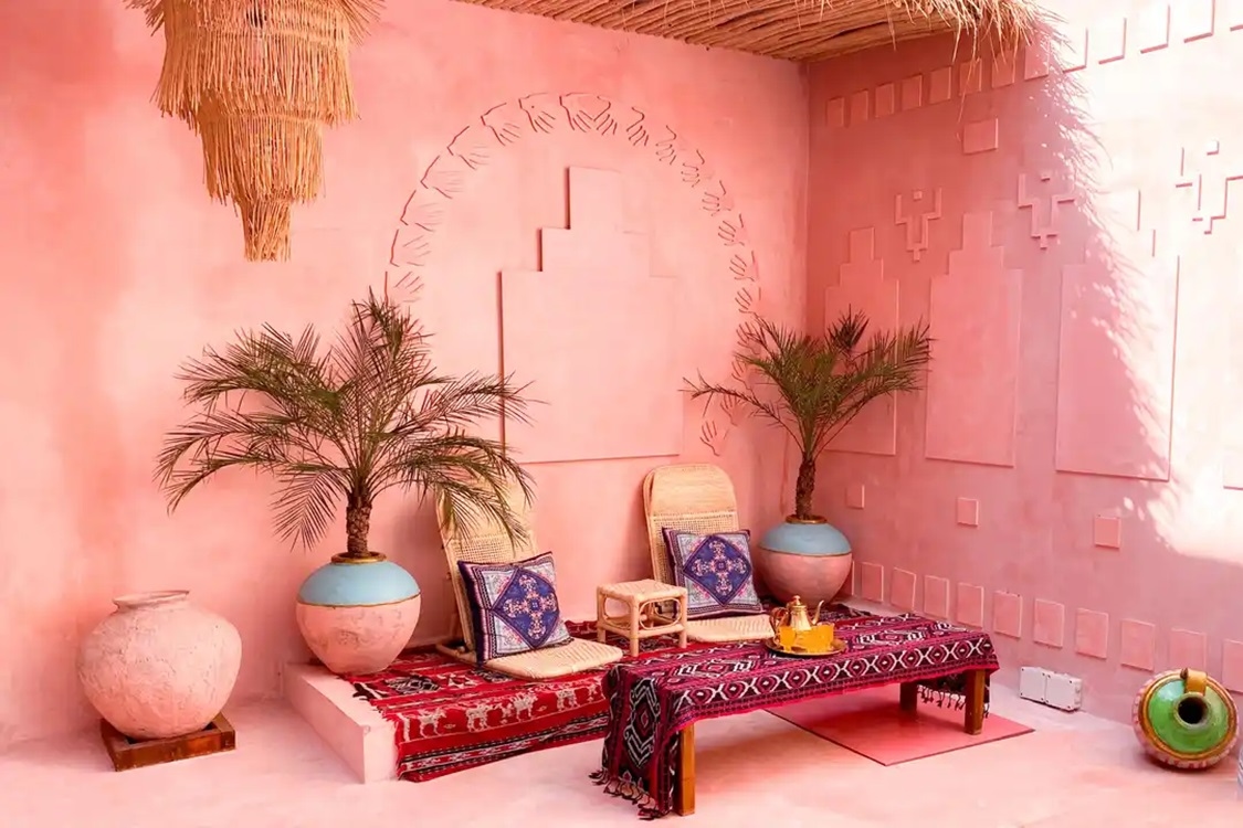 Ingat Serba Pink Langsung Ingat Ubu Villa Marrakech Yogyakarta, Cuma Rp1.400.000 Sudah Bisa Nginap Nampung 4 Orang Dengan Fasilitas Lengkap