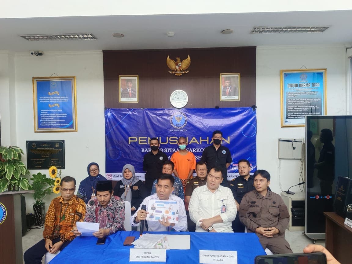 Kurir Sabu di Tangkap, Pelaku Mengendalikan Dalam Lapas di Tangerang