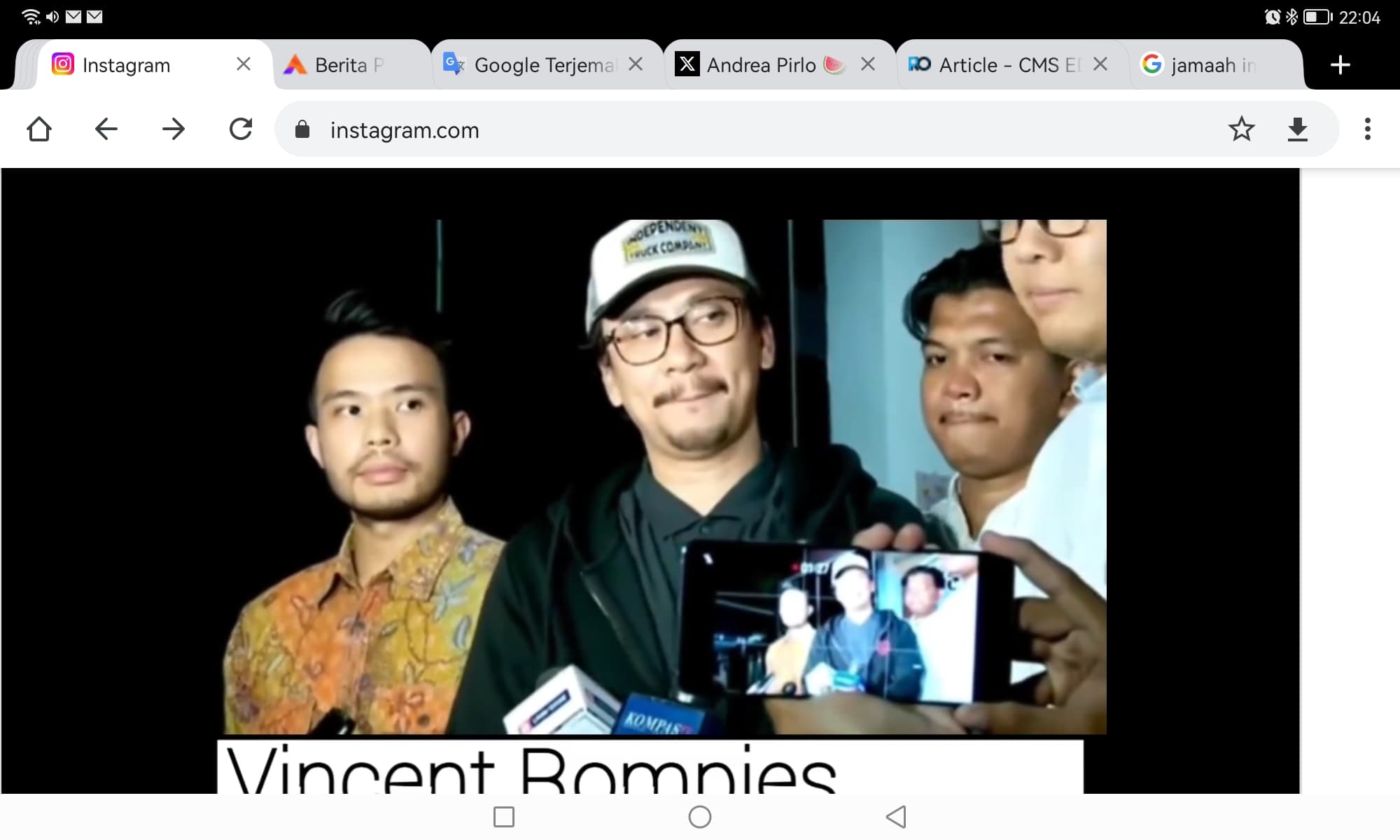 Jalani Pemeriksaan di Polres Tangsel, Vincent Rompies Harap Ada Pintu Damai dengan Korban