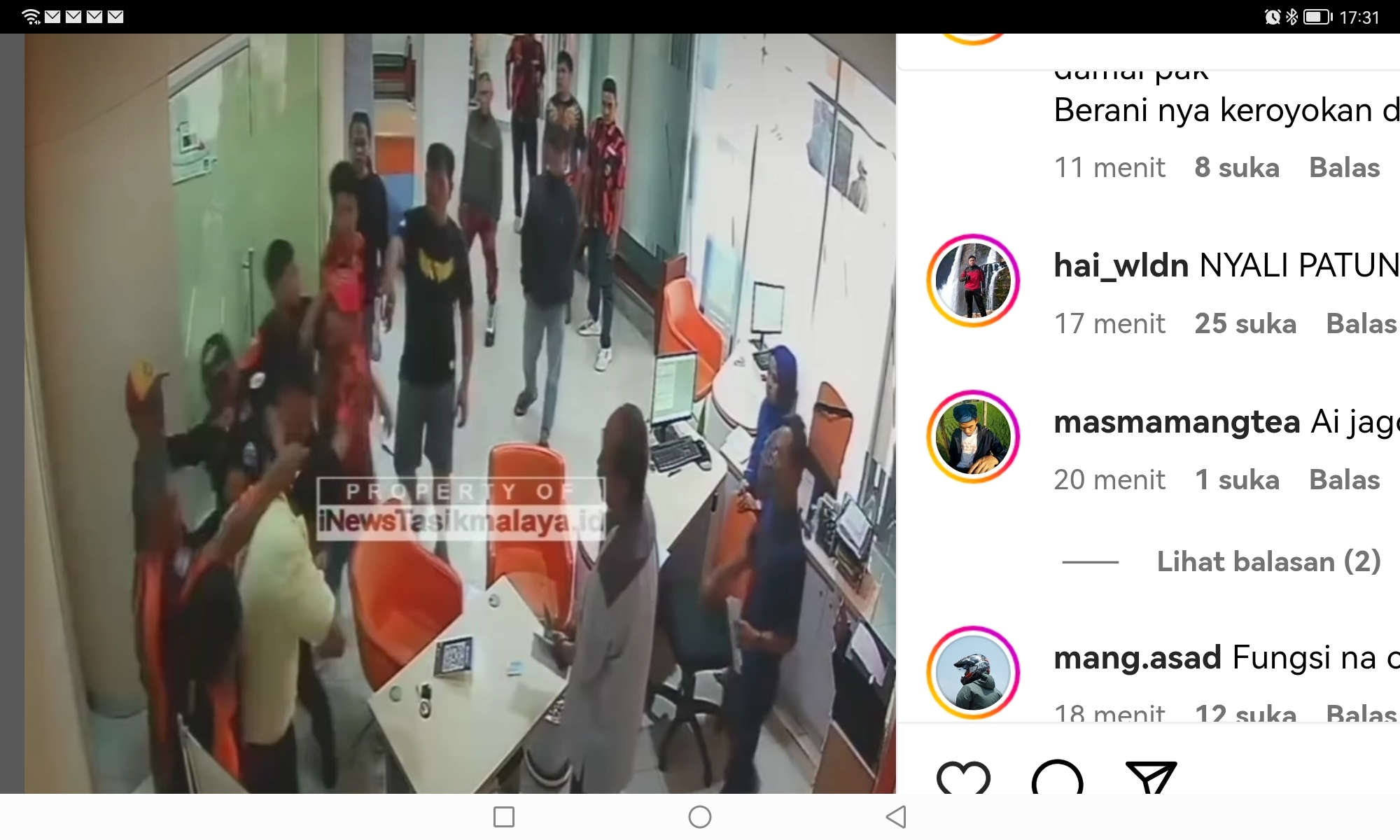 Anggota Ormas PP Mengamuk, Pukuli Sekuriti dan Acak-acak Dokumen Leasing