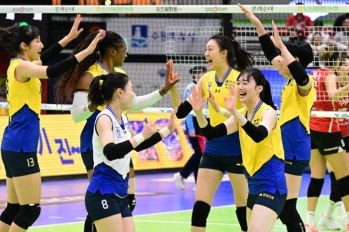 Hasil Final Liga Voli Korea Match 1: Hyundai Hillstate Taklukan Pink Spiders 3-2