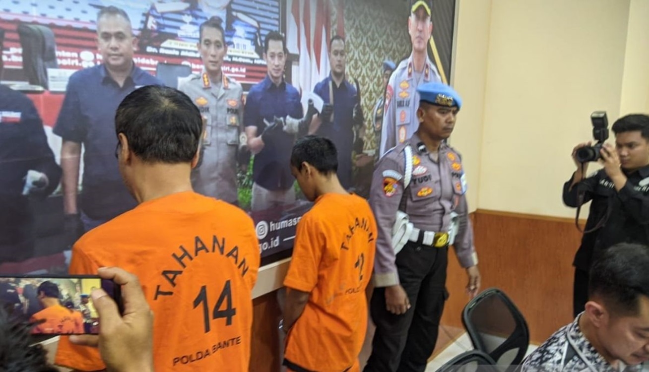 Polda Banten Tangkap Dua Pelaku Terlibat Dalam Kasus Penjualan Cula Badak