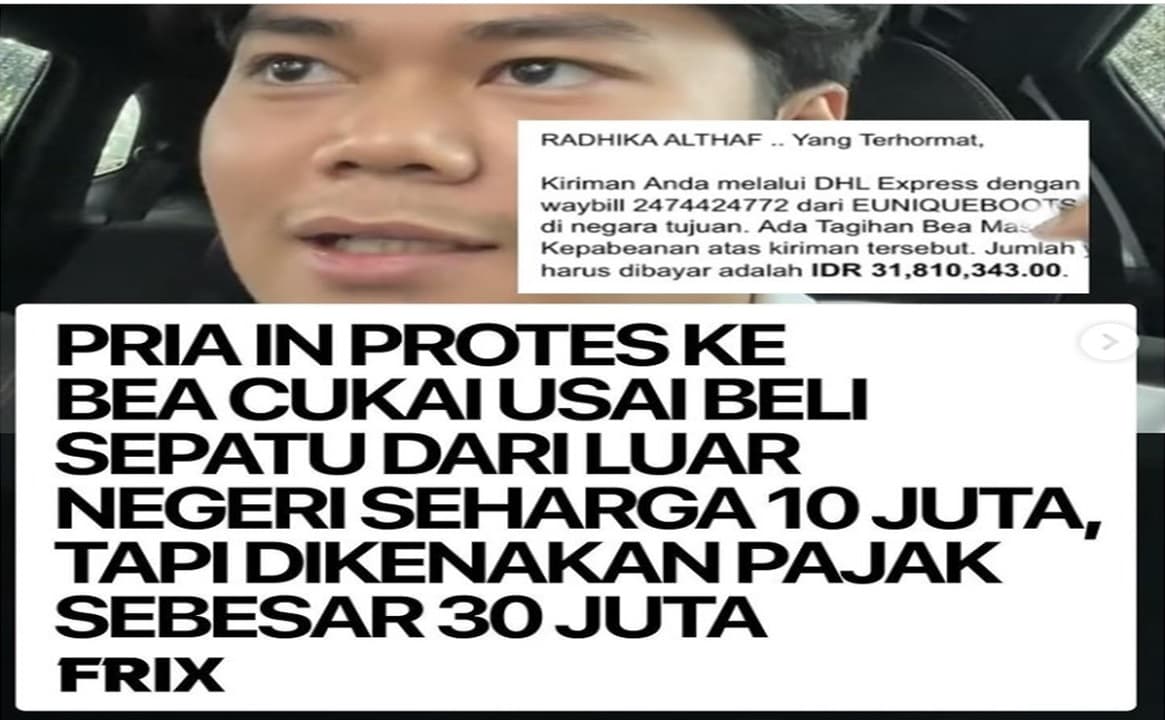 Heboh Beli Sepatu Rp10 juta Pajak Rp31 juta Dianggap Selesai Setelah Pihak Bea Cukai Lakukan Mediasi