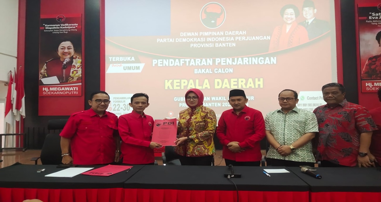 Siap Maju Ke Tahap Berikutnya, Airin Kembalikan Formulir Ke PDIP
