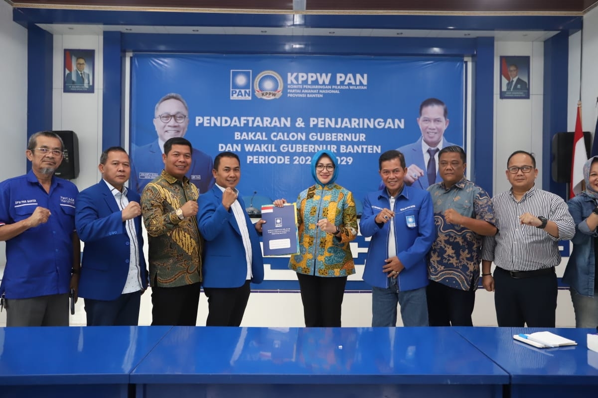 Daftar Calon Gubernur Banten, Airin Dapat Pujian Petinggi PAN Banten