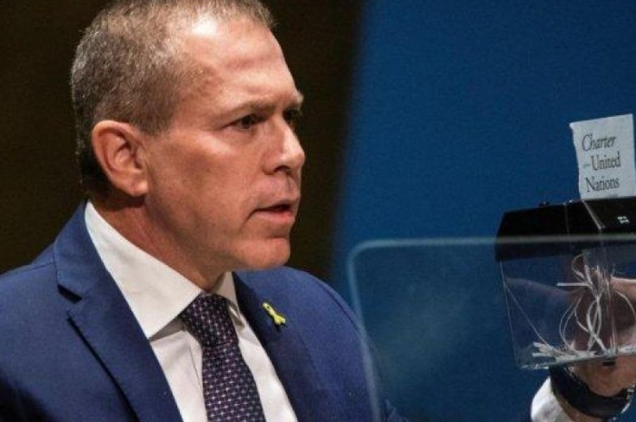 Murka! Usai Votting Status Palestina, Dubes Israel Sobek Piagam PBB saat Pidato