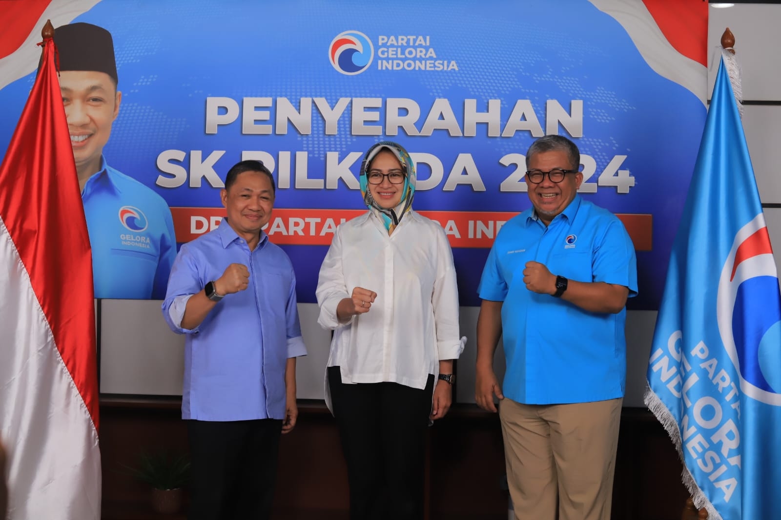 Pasca Deklarasi, Airin-Ade Dapat Dukungan Partai Gelora