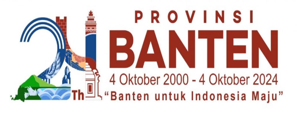 Pemprov Banten Resmi Keluarkan Logo HUT Ke-24 dan Twibbon, Dengan Slogan 'Banten Untuk Indonesia Maju'