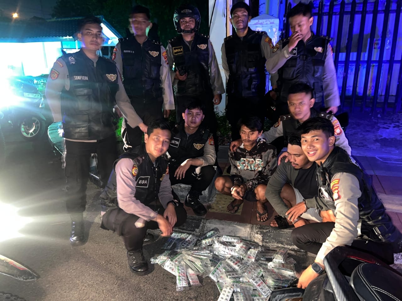 Dua Pemuda di Pasar Anyar Tangerang Bawa Ribuan Tramadol Diringkus Polisi