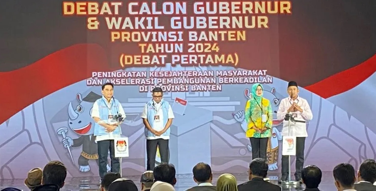 Kilas Balik Gagasan Paslon Airin vs Andra Soni pada Debat Perdana Pilkada Banten 2024