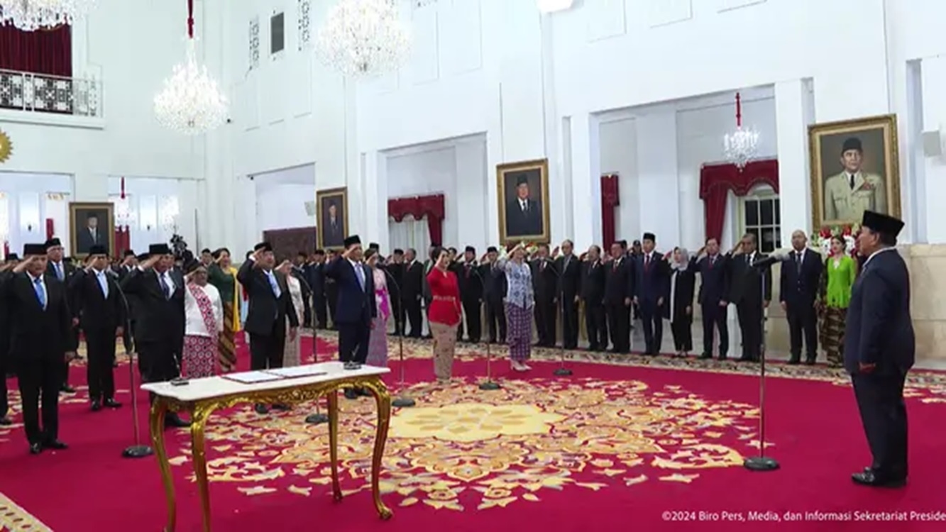 Daftar Lengkap 56 Wamen dan Wakil Kepala Lembaga, Ucapkan Sumpah Jabatan di Istana Negara Dipandu Presiden Prabowo Subianto