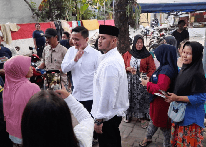 Warga Kunciran Tangerang Curhat Soal UMKM dan PJU saat Faldo-Fadhlin Blusukan