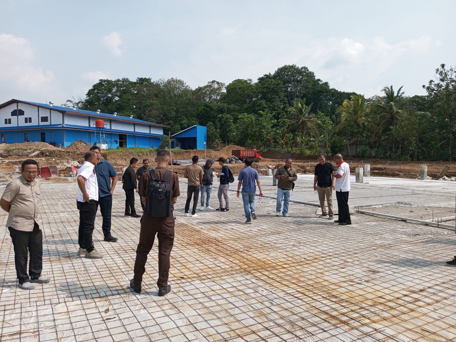 Kajari Lebak Banten Sidak Proyek Pembangunan Pasar Kandang Sapi