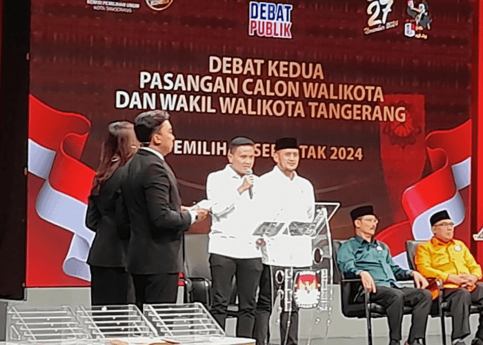 Debat Kedua Calon Wali Kota Tangerang, Faldo-Fadhlin Sampaikan 5 Visi Misi Berikut Programnya