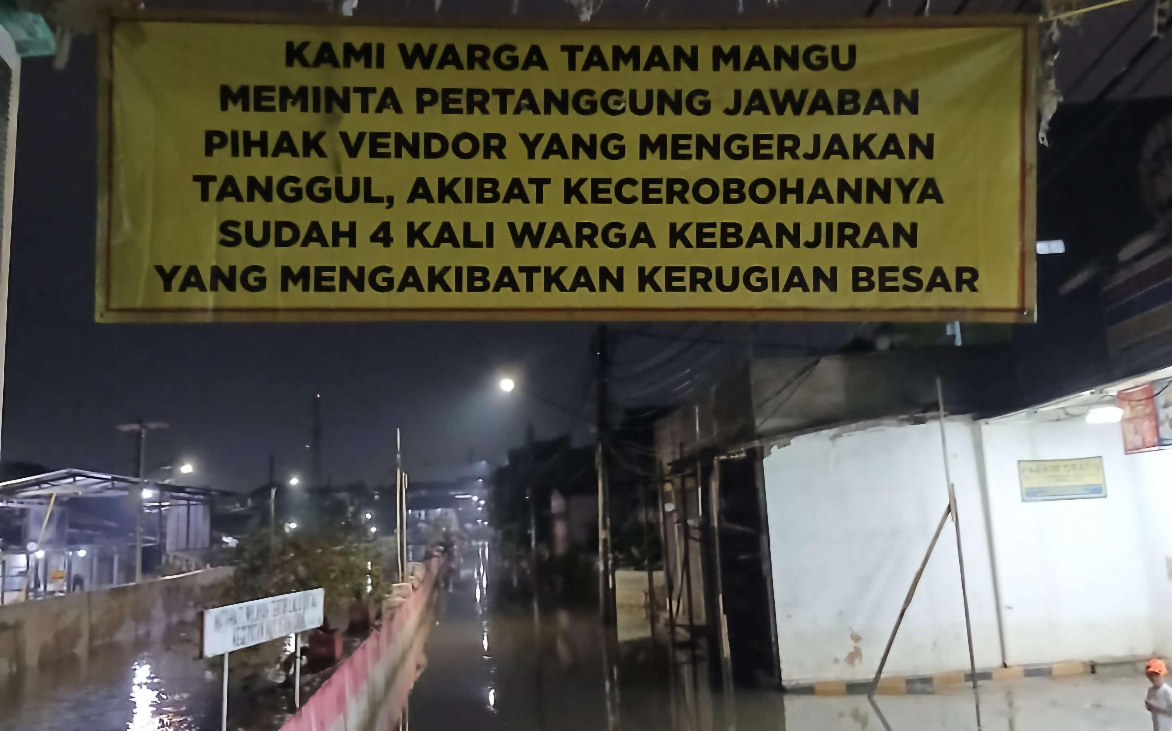 Banjir di Tangsel Kesalahan DSDABMBK, Ratusan Warga Sengsara