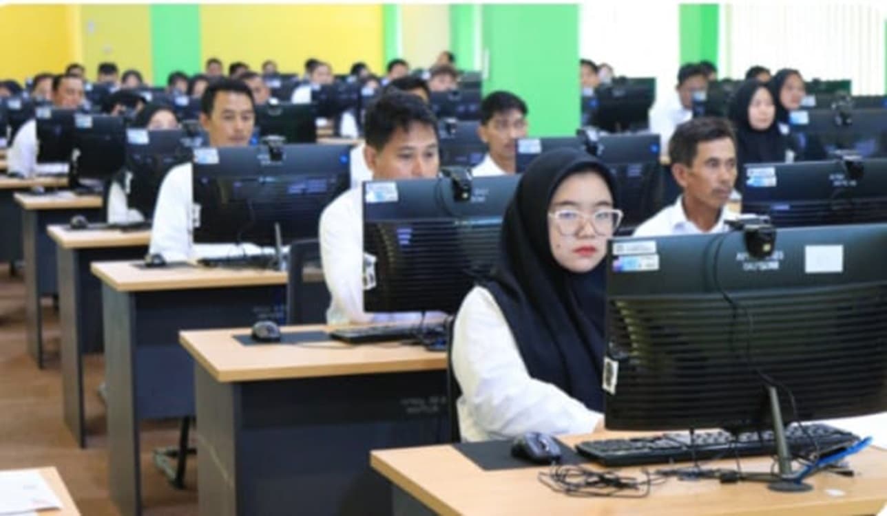 Ribuan Peserta Mengikuti Seleksi PPPK, di Gelar Pemkab Tangerang