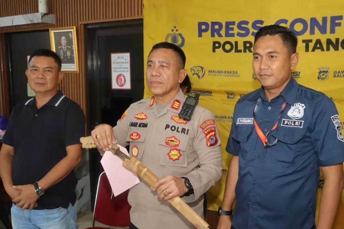 Kronologi Peristiwa Gegara Anak, Berujung Orangtua Saling Bacok di Tangerang