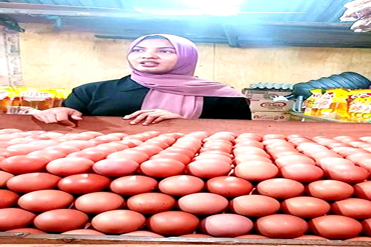 Waduh! Menyambut Nataru, Harga Telur di Kota Tangerang Bergoyang Naik, Bikin Bingung Emak-Emak