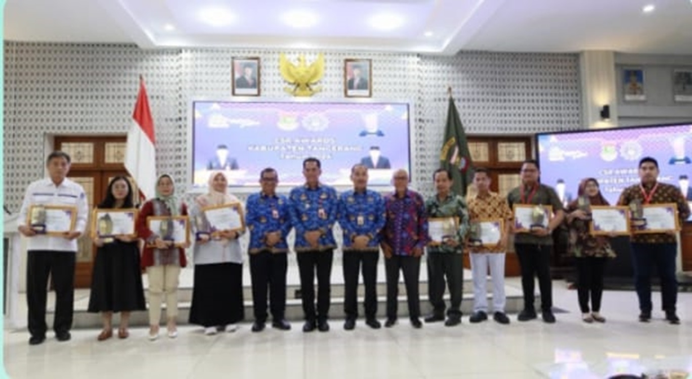 25 Perusahaan Menerima Penghargaan CSR Award 2024 Dari Pemkab Tangerang