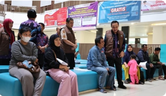 Sekda Sidak Kehadiran Pegawai dan Pelayanan Publik ASN Dilingkungan Pemkab Tangerang