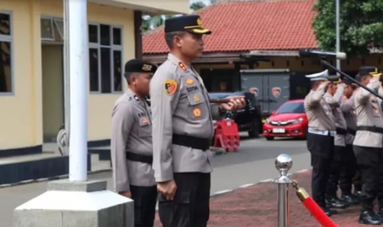 Kapolres Lebak Pimpin Serah terima Jabatan PJU dan Kapolsek, Minta Tingkatkan Kuwalitas Kerj