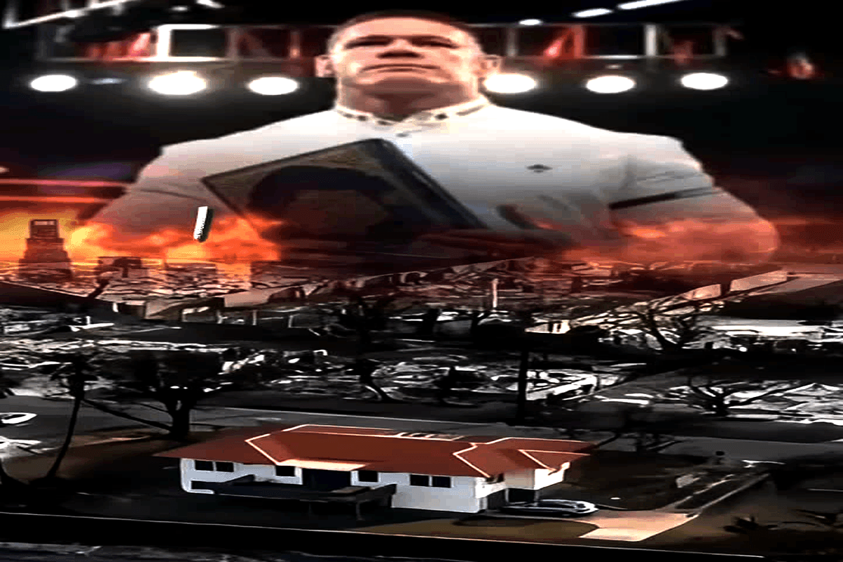 Viral, Benarkah Rumah John Cena Utuh Tak Terbakar di Los Angeles? Begini Ulasannya