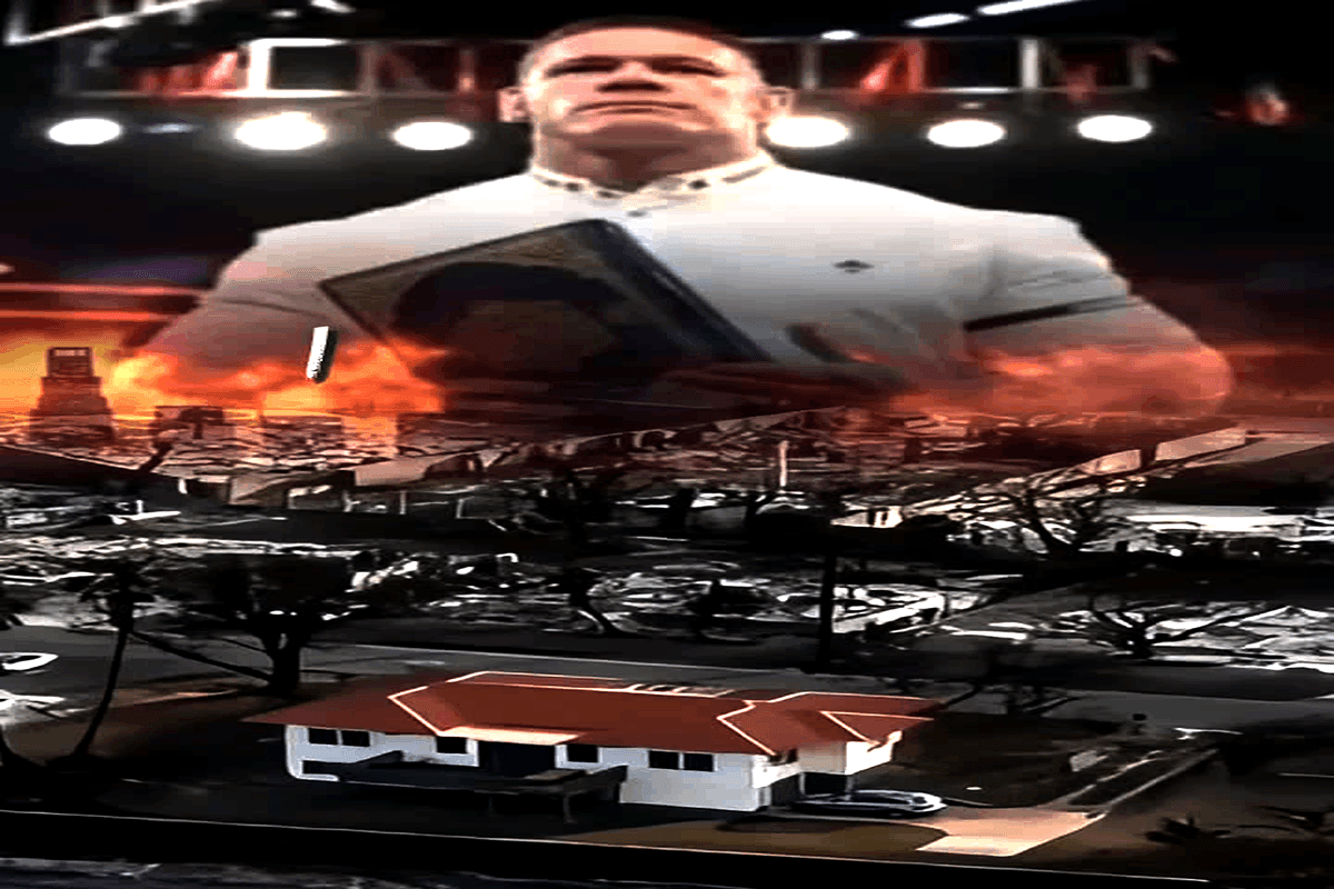 Viral, Benarkah Rumah John Cena Utuh Tak Terbakar di Los Angeles? Begini Ulasannya