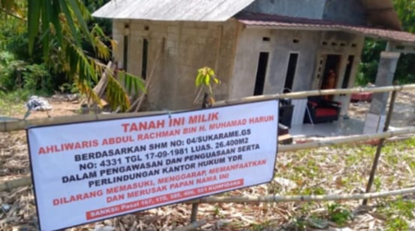 ATR/BPN dan Kades Sukarame Jadi Tergugat, Terkait Sertifikat Ganda