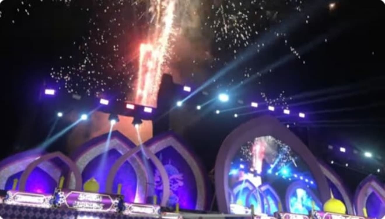 Keseruan Pembukaan MTQ ke-55 Tingkat Kabupaten Tangerang, Diwarnai Pesta Kembang Api Hiasi Langit Malam