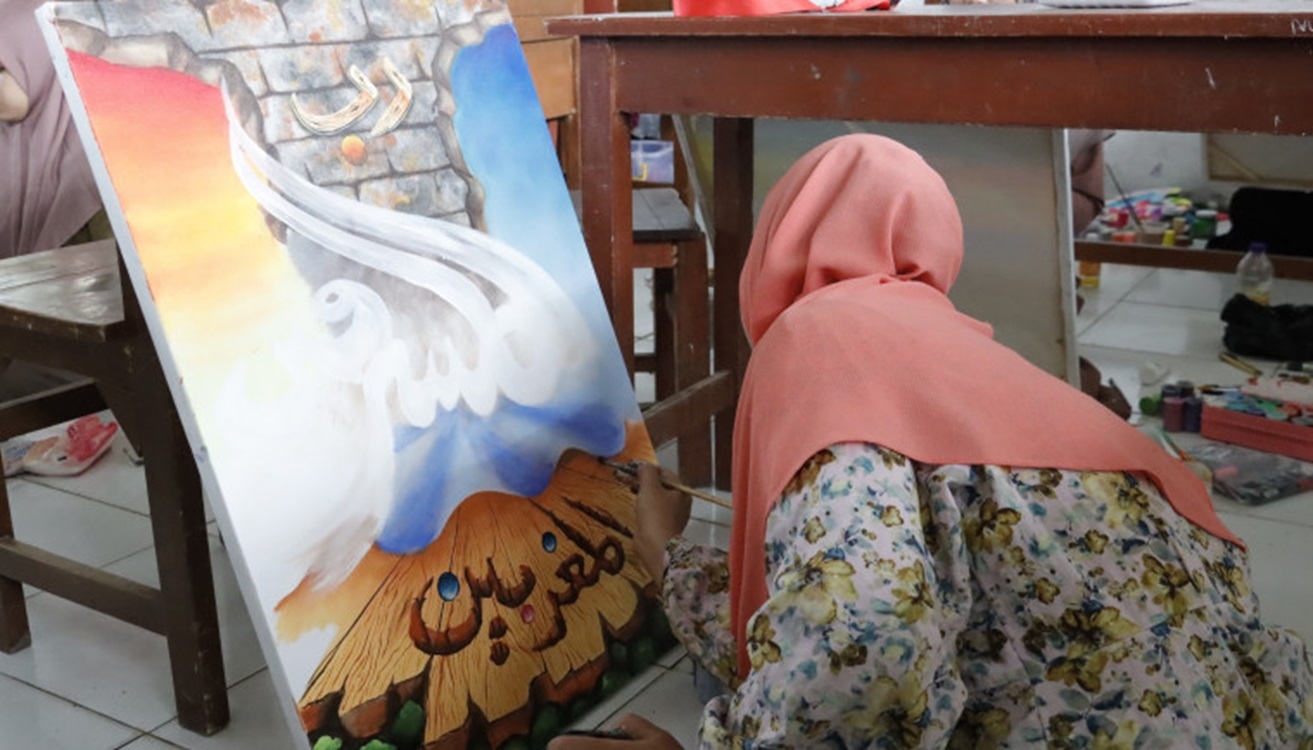 Hari ke-2 MTQ Tingkat Kabupaten Tangerang, 62 Peserta Antusias ikut Lomba Kaligrafi Kontemporer dan Dekorasi Bernuansa Islami