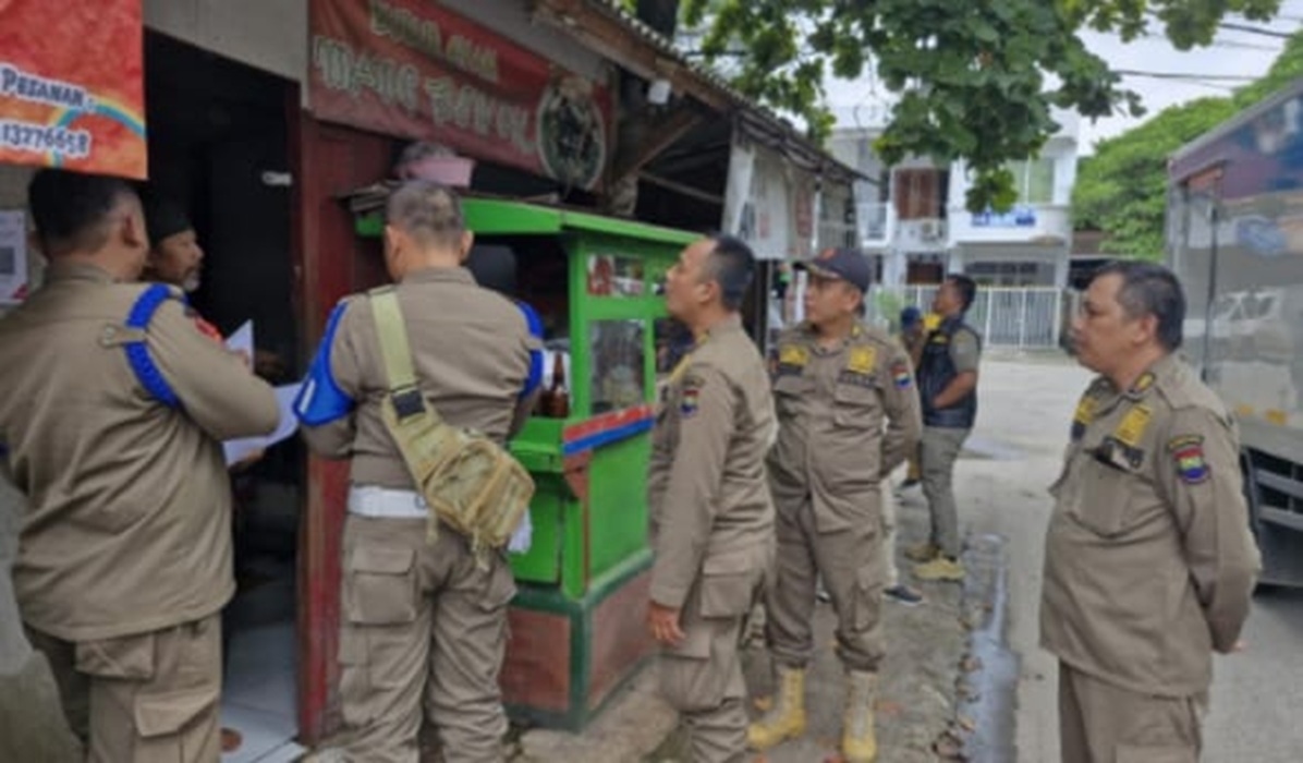 Satpol PP Kabupaten Tangerang, Tegaskan pada Pemilik Bangunan Liar akan Dibongkar