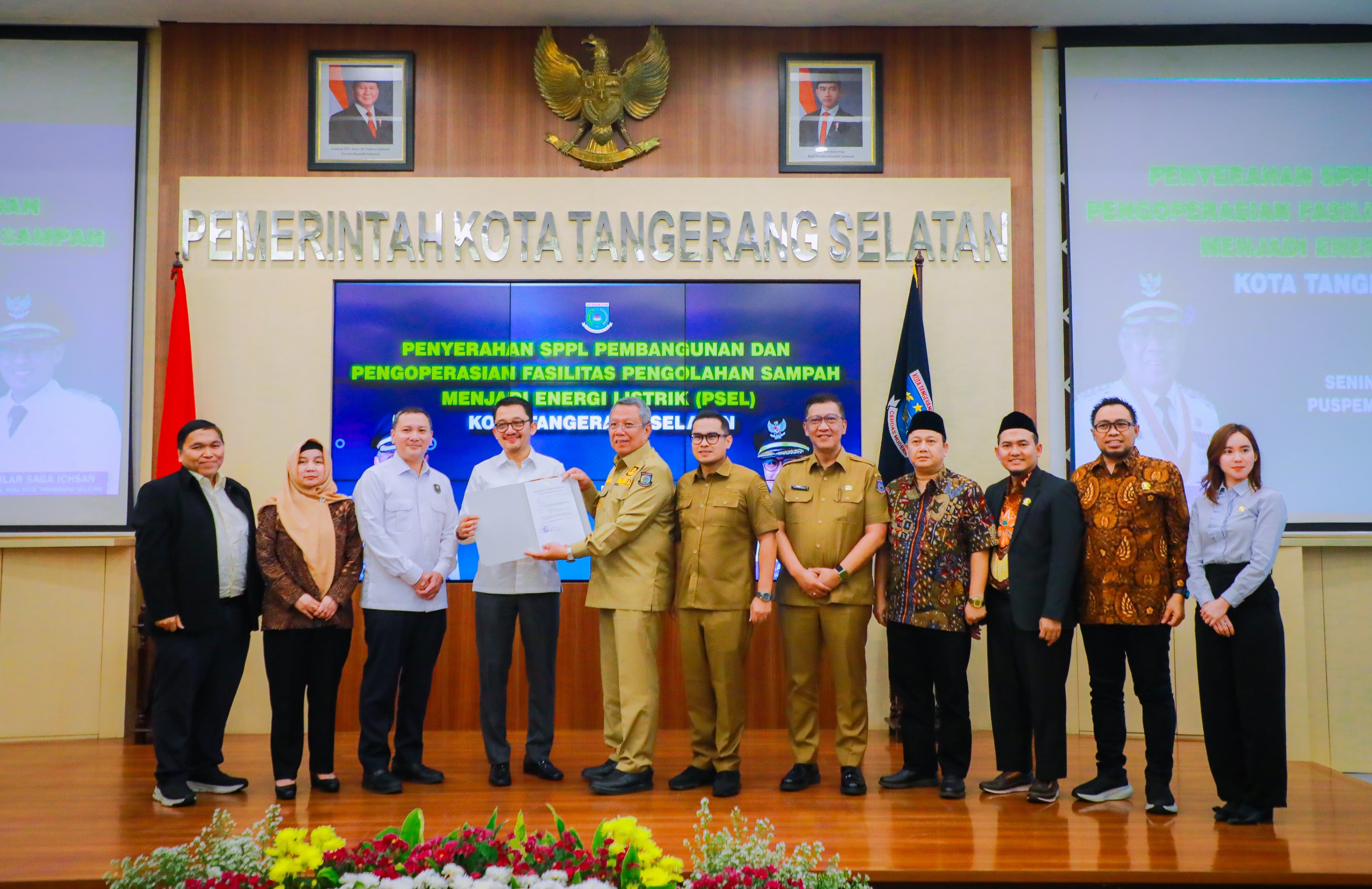 Pemkot Tangsel Resmi Serahkan Kontrak Proyek PSEL Senilai Rp2,65 Triliun kepada Konsorsium IEH-CNTY