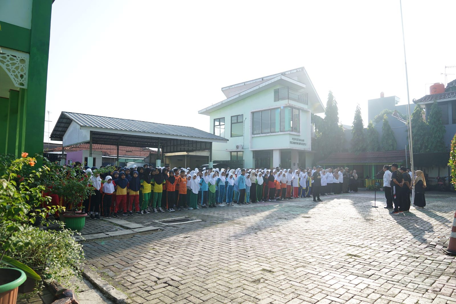 Ratusan Pelajar se-Kota Tangerang, Pecahkan Rekor MURI Senam Anak Indonesia Hebat di Kecamatan Batuceper