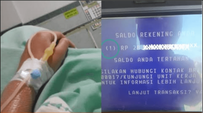 Viral! Warganet Curhat Soal ATM di Bekukan, Padahal Sedang di Kondisi Urgent Butuh Uang Untuk Biaya Oprasi