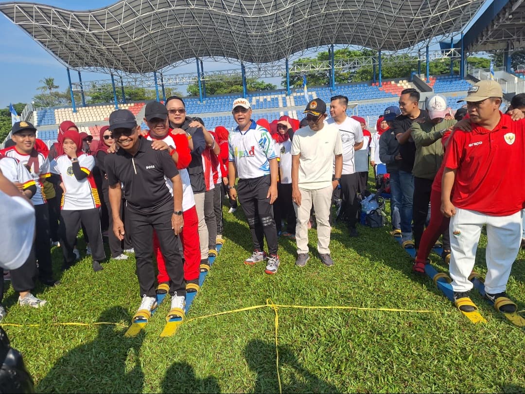 HUT ke-80 RI: Pemkot Tangerang Gelar Olahraga Merdeka, Eratkan Silaturahmi Antar-OPD