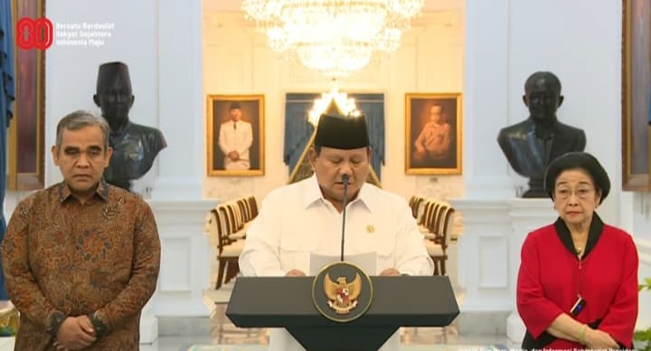 8 Ucapan Prabowo Usai Berita Demo, Ketua Parpol Cuma Bisa Dengarkan dan Anggukkan Kepala Tanda Siap