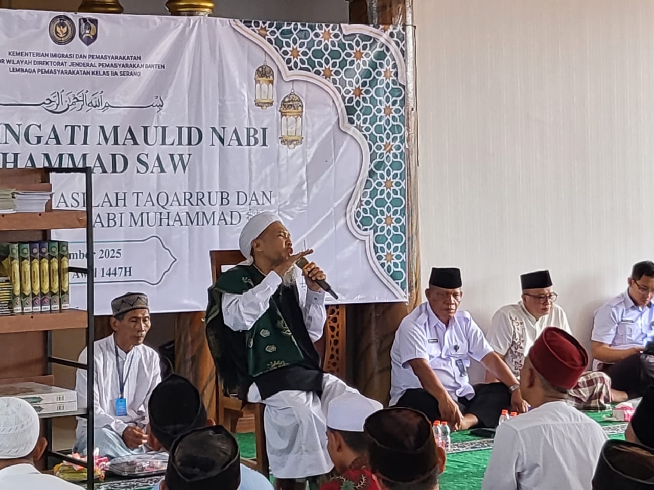 Lapas Kelas IIA Serang Hidupkan Nilai Keimanan Lewat Peringatan Maulid Nabi Muhammad SAW