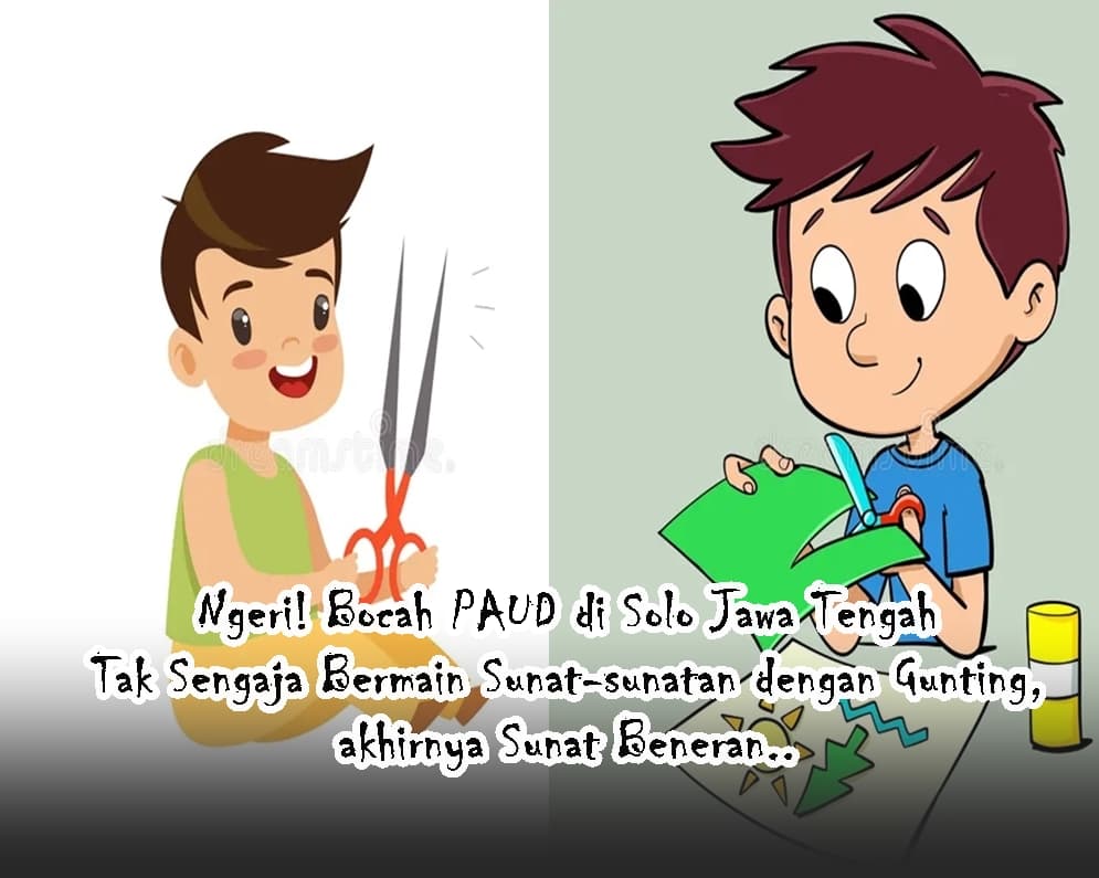 Detik-Detik Tragis! Kronologi Bocah PAUD di Solo Tak Sengaja Tersunat Temannya Pakai Gunting