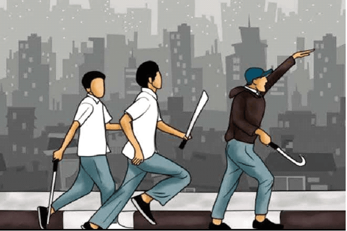 Ngeri! Polisi Sita 'SABIT MALAIKAT' dari Tangan Pelaku Tawuran di Cibeber Cilegon