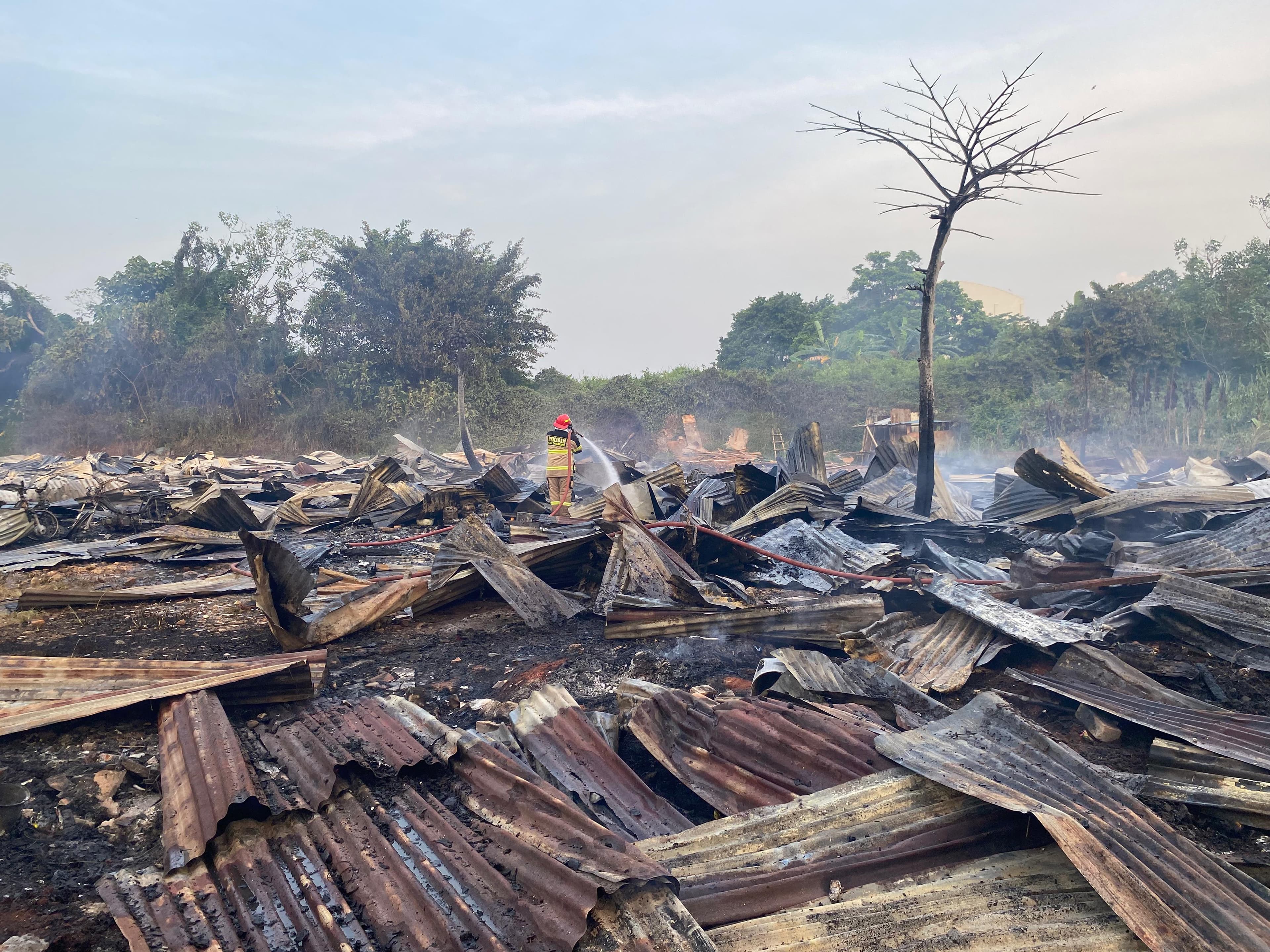 Bedeng Proyek di Gading Serpong Terbakar, Kerugian Ditaksir Capai Rp400 Juta