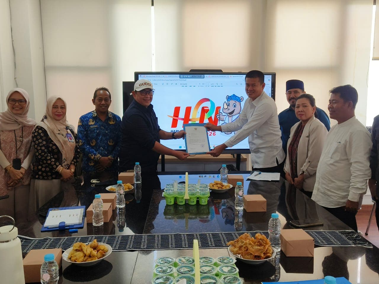 Gubernur Banten Teken Surat Resmi Kesediaan Jadi Tuan Rumah HPN 2026