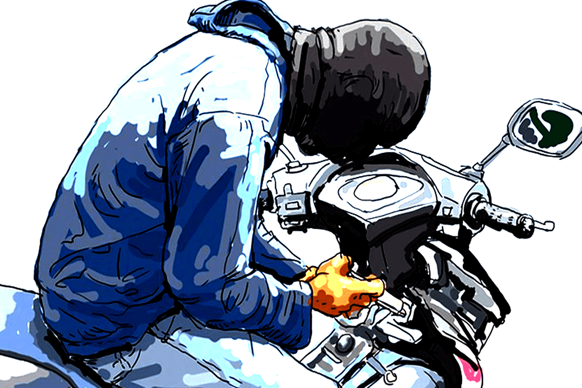 NAHAS! Baru Curi Yamaha X-Ride di Citangkil, Maling Motor Langsung Tertangkap Basah, Rekannya Lolos dari Sergapan