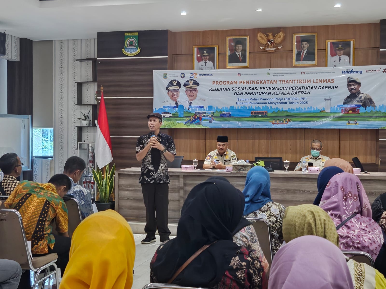 Cegah Pelanggaran Perda, Satpol PP Tangerang Gandeng Warga Jaga Ketertiban